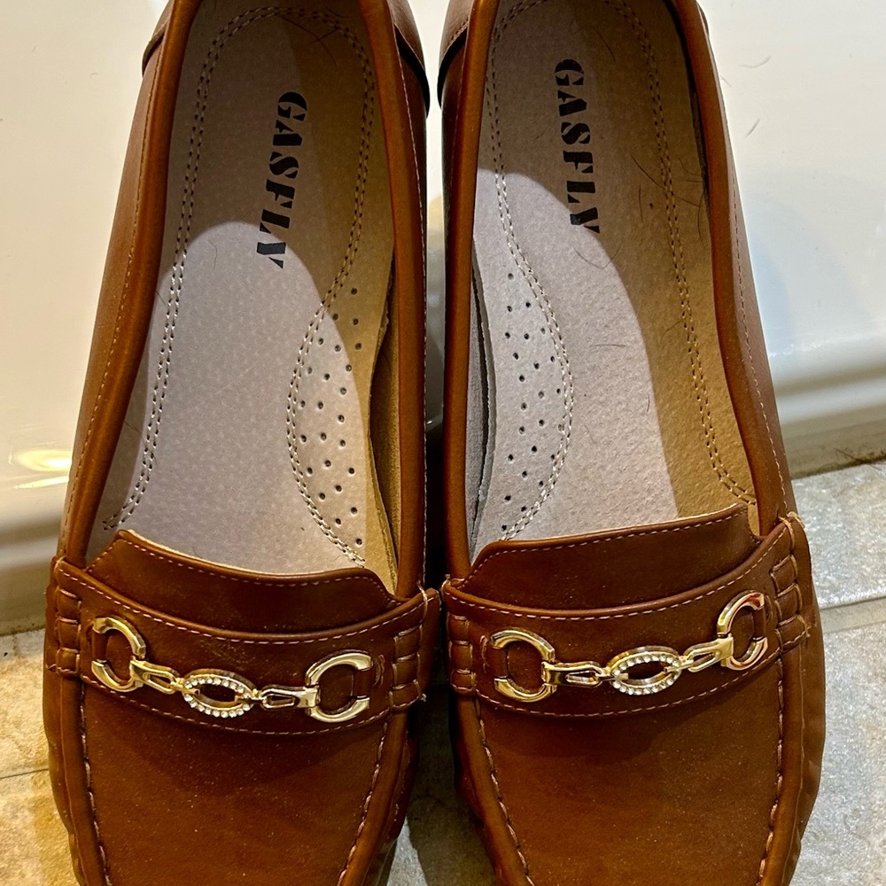 Women's Brown (Saddle) Loafers 9.5W - Picture 4 of 4
